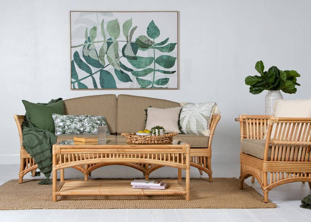 Kuranda patio natural rattan set