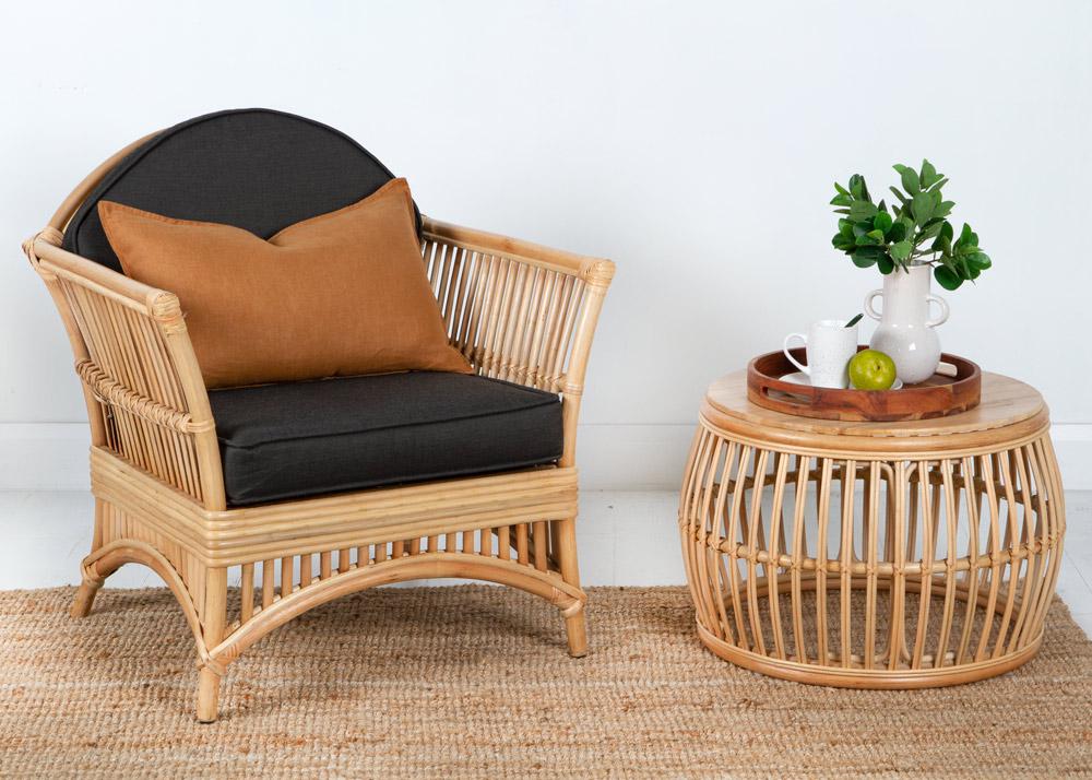 Kuranda Armchair Black Cushion Covers