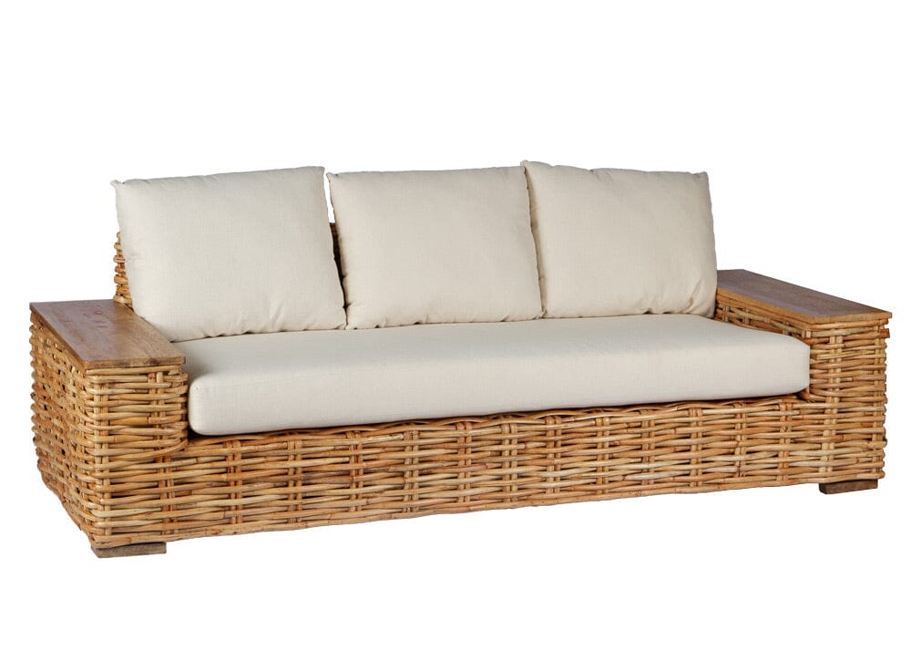 Montego 3 Seater Sofa - Natural Alfresco Lounging Cirebon