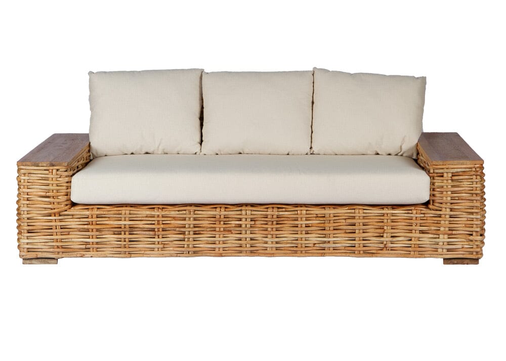 Montego 3 Seater Sofa - Natural Alfresco Lounging Cirebon