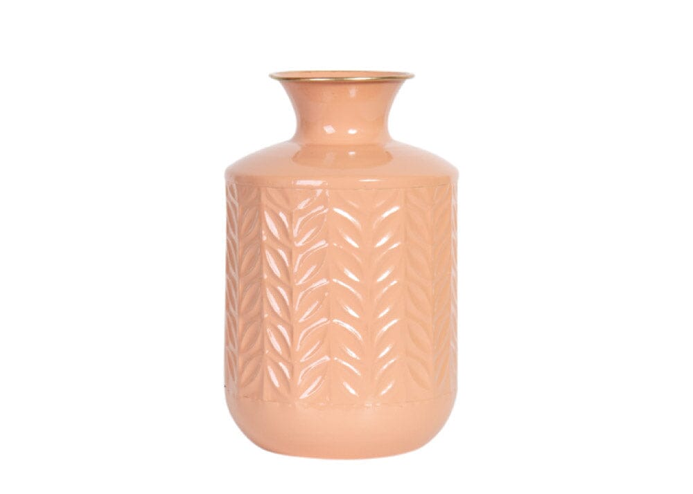 Musk Pressed Metal Decorative Vase