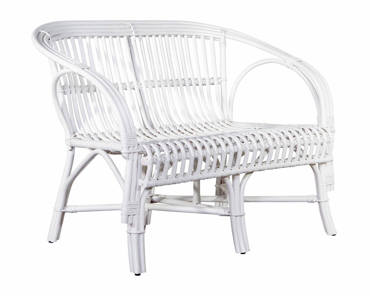 Tarmo 2 Seater Sofa - White Alfresco Lounging Capricorn