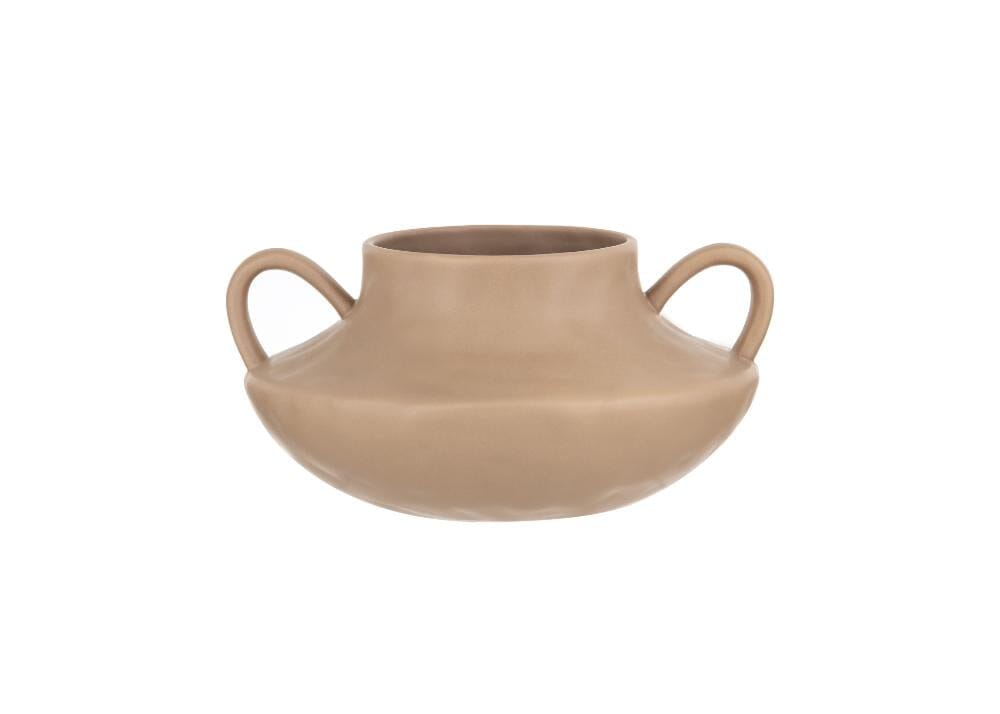 Roma Vase - Pecan Pots and Planters Vast Furniture + Home 