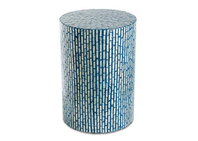 Turquoise Shell Side Table Side Tables Vast Furniture 