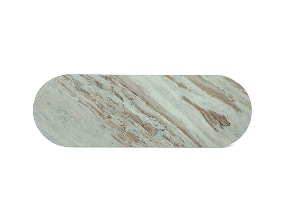 Forli Butterscotch Marble Flute Console Console Tables Marble Collection 