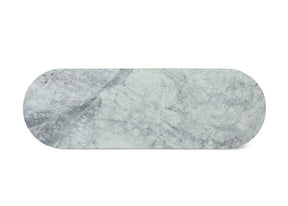 Forli White Marble Flute Console