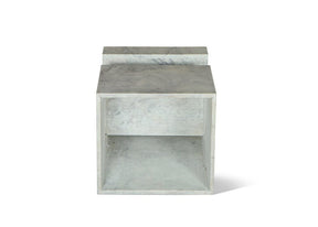 Travertine White Marble Box Side Table Lamp Tables Marble Collection 