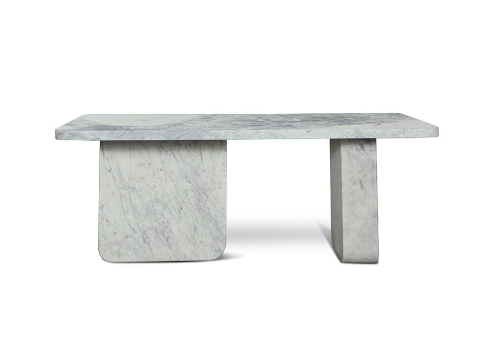 Pavia White Marble Coffee Table Coffee Tables Vast Furniture + Home 
