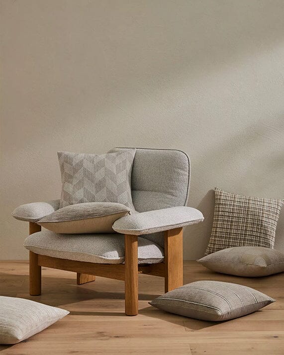 Dania Cushion - Oyster Accessories Weave Cushions 