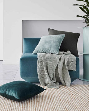 Ava Cushion - Emerald Accessories Weave Cushions 