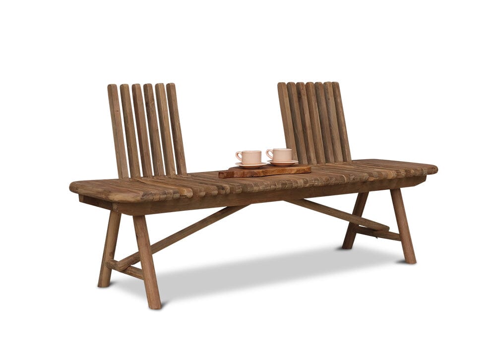 Haven Bench With Backrest Benches Vast Furniture 