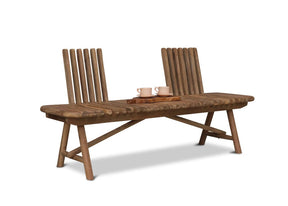 Haven Bench With Backrest Benches Vast Furniture 