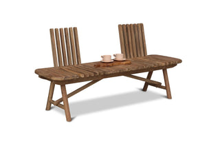 Haven Bench With Backrest Benches Vast Furniture 