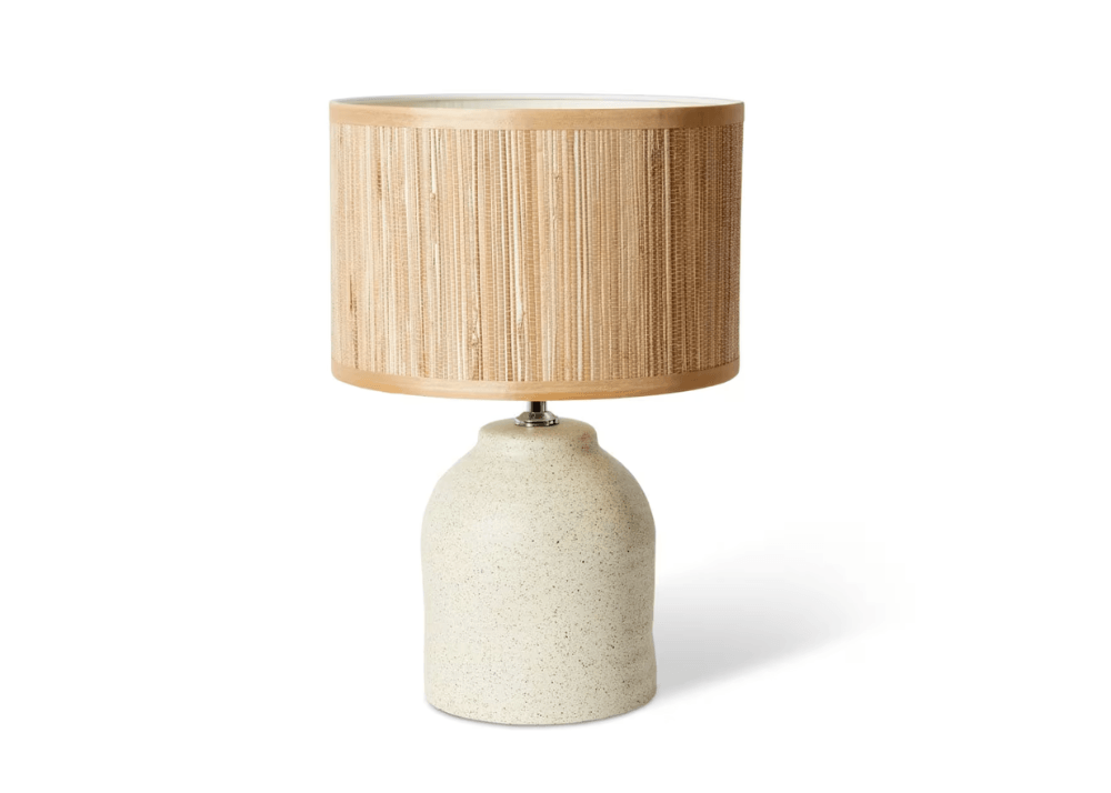 Clara Table Lamp Natural/White 30x30x46cm