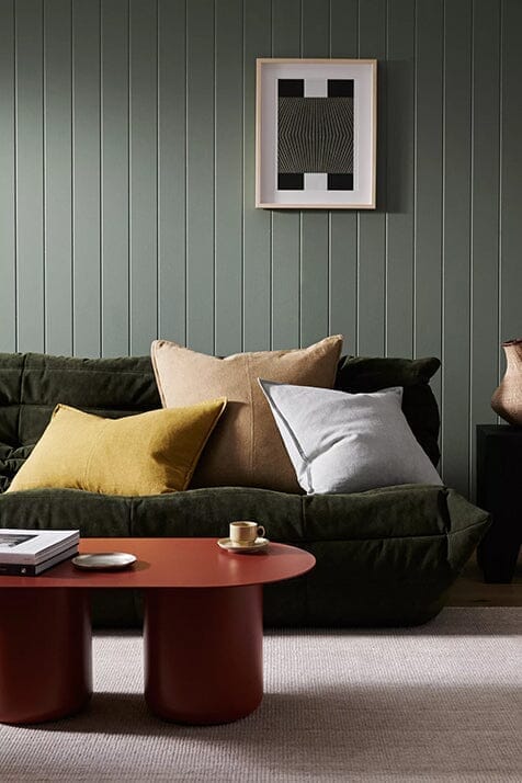 Como Cushion - Olive Accessories Weave Cushions 