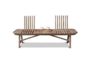 Haven Bench With Backrest Benches Vast Furniture 