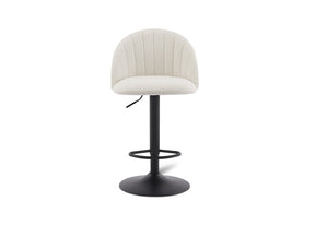 Elk Barstool Ivory/Black Stools Vast Furniture 