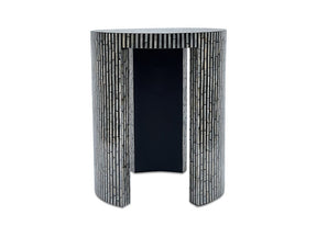 Mother Of Pearl Black Side Table Side Tables Vast Furniture 
