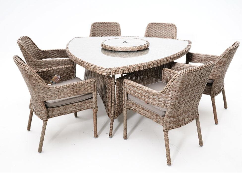 Fremont Triangle Table Outdoor Dining Tables Nest 