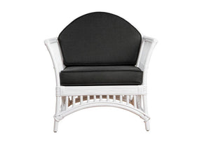 Kuranda Armchair - White with Charcoal Covers