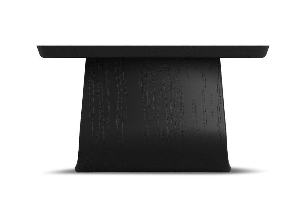 Lambert Rectangle Coffee Table - Oak Black Coffee Tables Vast Furniture + Home 