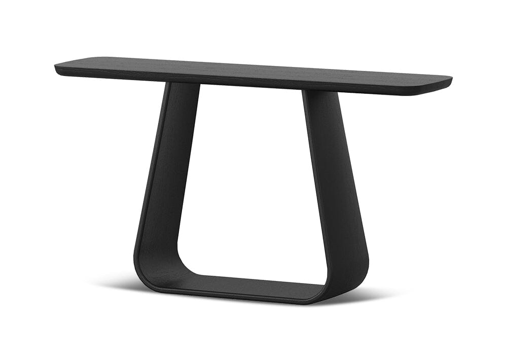 Lambert Console - Oak Black Console Tables Vast Furniture + Home 