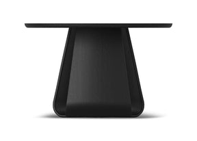 Lambert 1250 Round Dining Table - Oak Black Tables Vast Furniture + Home 