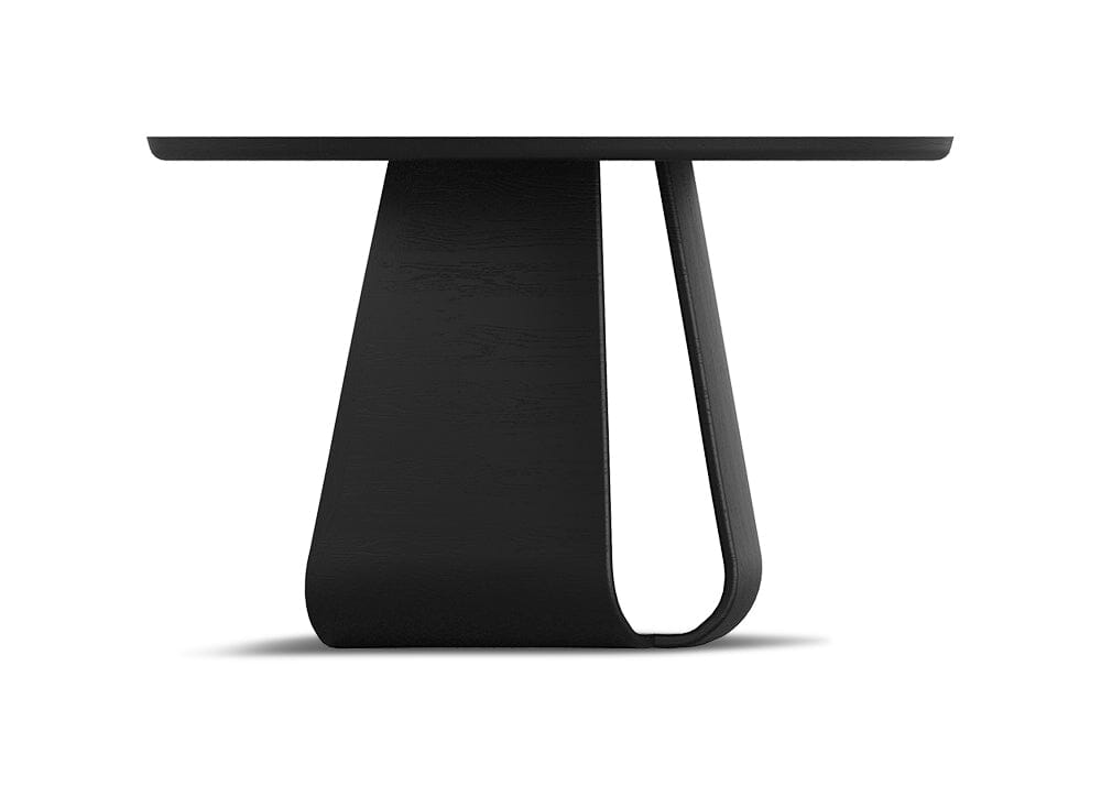 Lambert 1250 Round Dining Table - Oak Black Tables Vast Furniture + Home 
