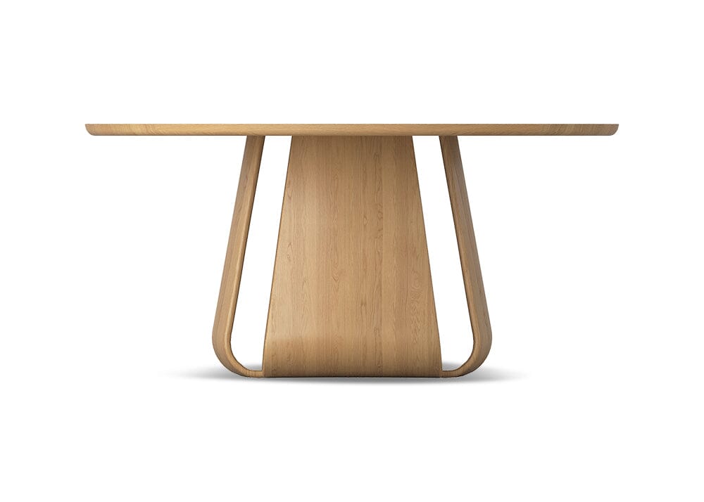 Lambert 1600 Round Dining Table - Oak Natural Tables Vast Furniture + Home 