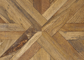 Lyon Round Dining Table - Mango Parquetry (120)