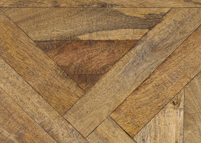 Lyon Round Dining Table - Mango Parquetry (120)