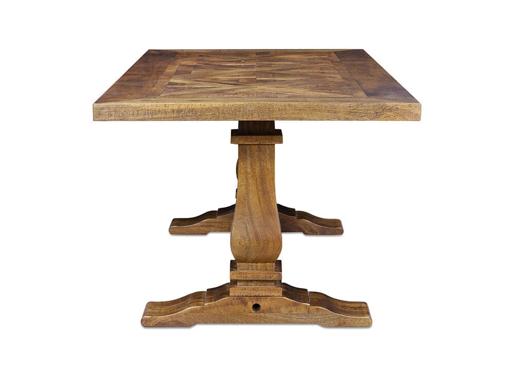 Lyon Dining Table - Mango Parquetry (186) Dining Tables Lyon 