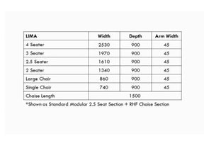 Lima Sofa Range Lounges and Armchairs UD LOUNGES 