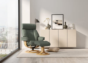 Nordic 99 Special Chair & Ottoman Ring Base Recliner Chairs Vast Furniture 