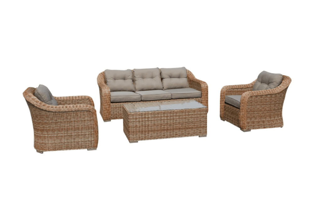 New York 4 Piece Setting Outdoor Lounging Nest 