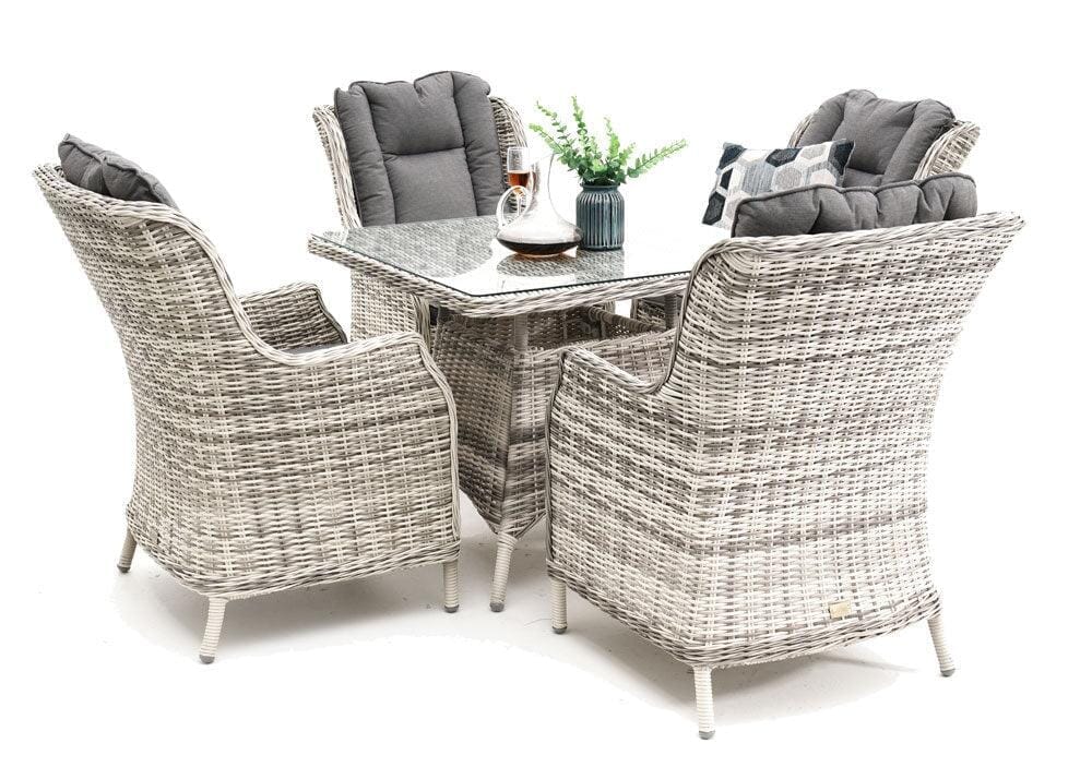 Pacific 5 Piece Dining Set Outdoor Dining Tables Nest 