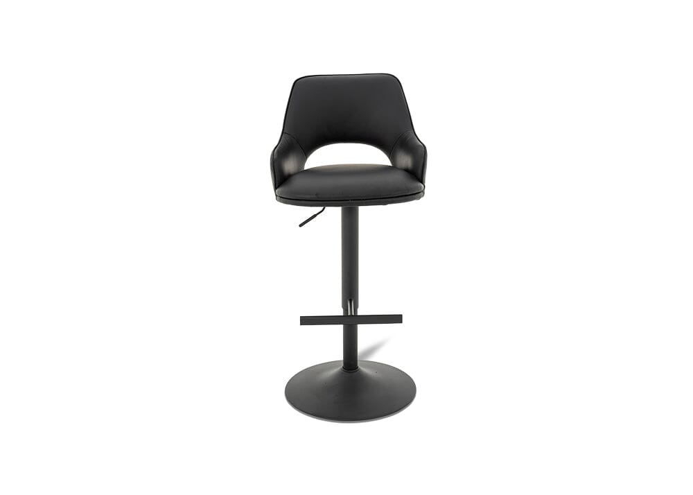 Petra Barstool Black/Black Stools Vast Furniture 