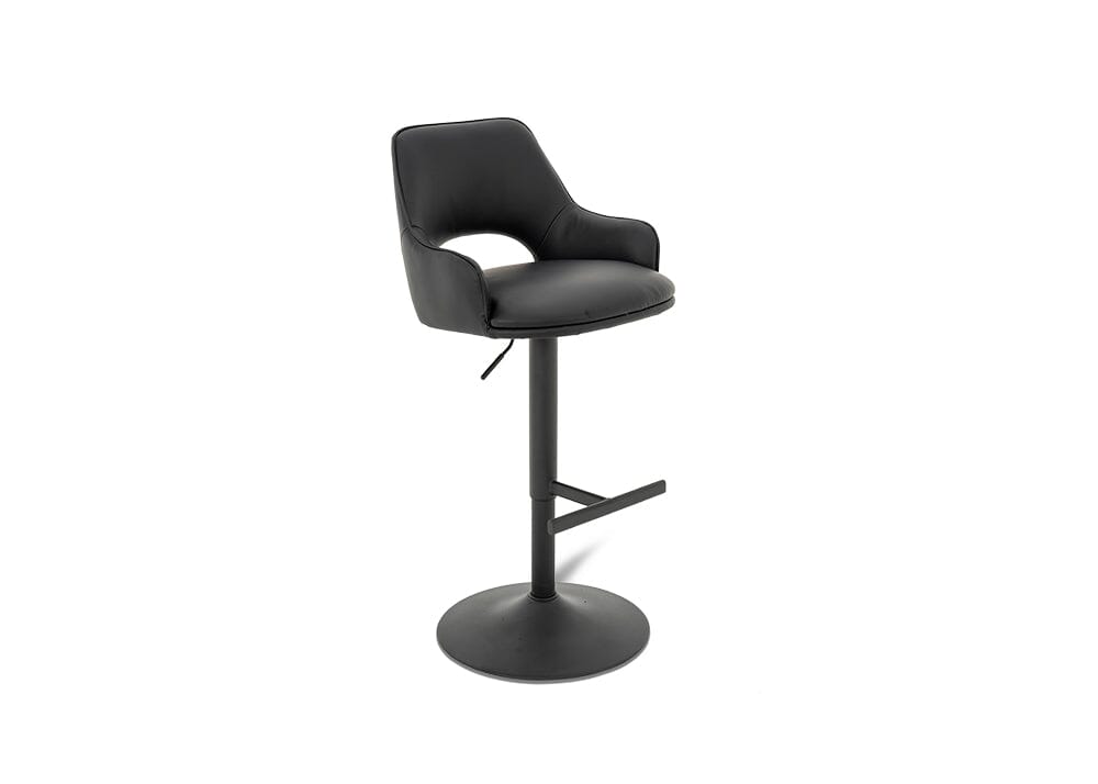 Petra Barstool Black/Black Stools Vast Furniture 