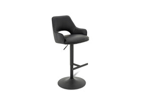 Petra Barstool Black/Black Stools Vast Furniture 