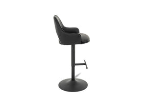 Petra Barstool Black/Black Stools Vast Furniture 