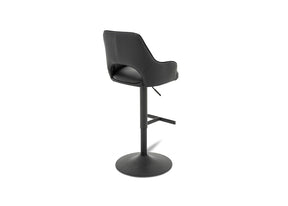 Petra Barstool Black/Black Stools Vast Furniture 
