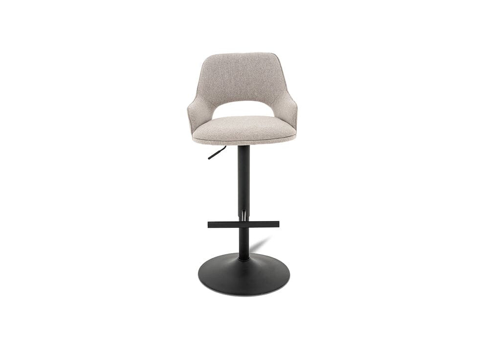 Petra Barstool Light Grey/Black Stools Vast Furniture 