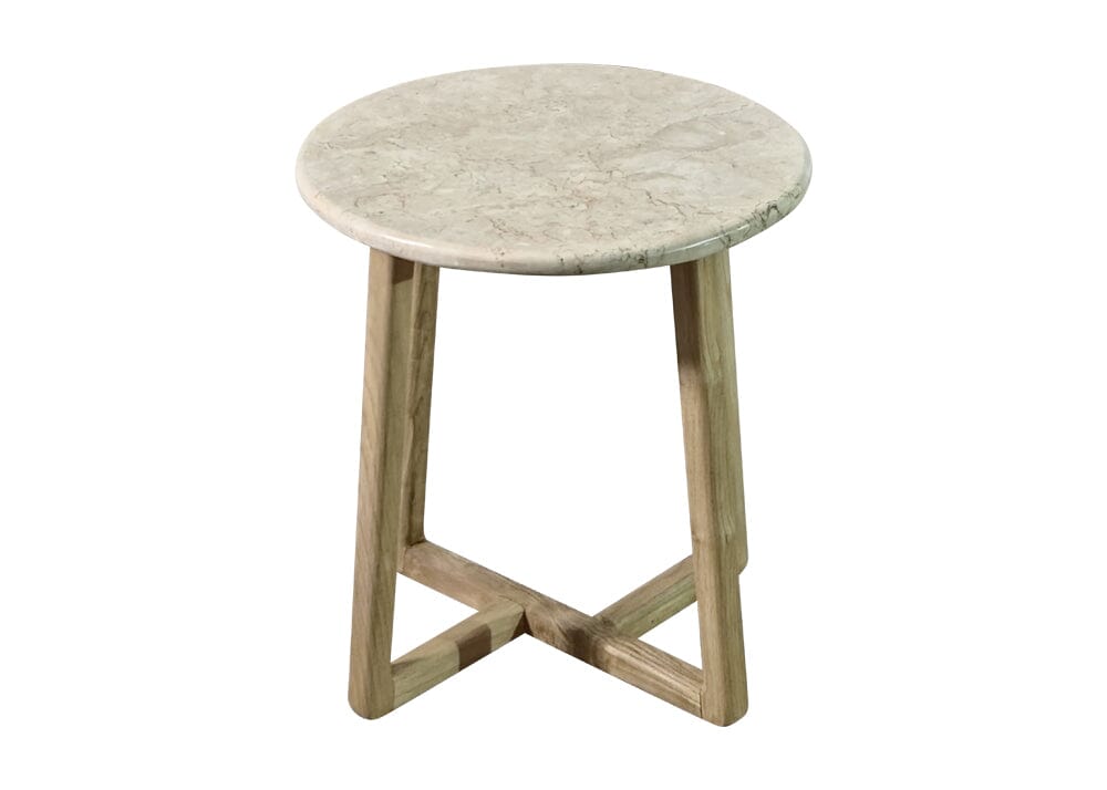 Petra Marble Side Table Lamp Tables Elements 