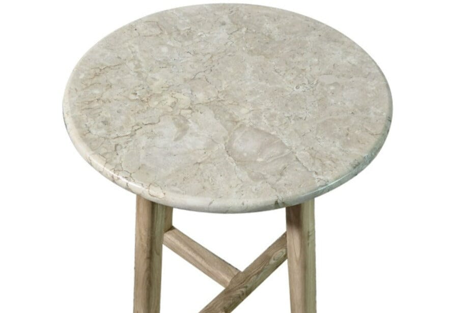 Petra Marble Side Table Lamp Tables Elements 