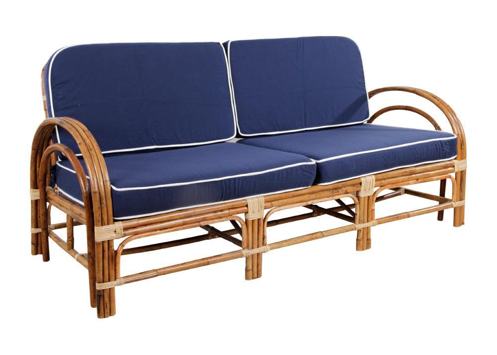 Pretzel Daybed - Jungle with Blue Covers Alfresco Lounging Pretzel 