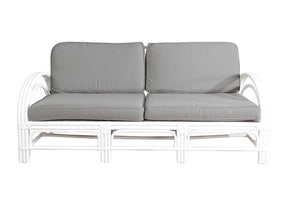 Pretzel Daybed - White with Grey Covers