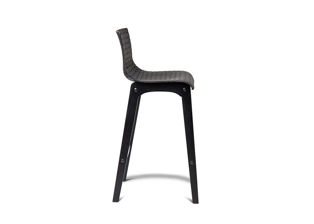 Rhone Black/Black Barstool Stools Vast Furniture 