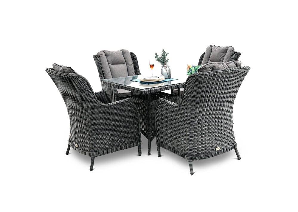 Pacific 5 Piece Dining Set Outdoor Dining Tables Nest 
