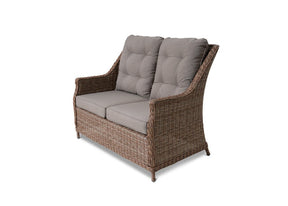 Riveria 4 Piece Set with 2 Seater Sofa Outdoor Seating Nest 