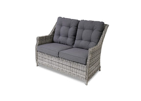 Riveria 4 Piece Set with 2 Seater Sofa Outdoor Seating Nest 